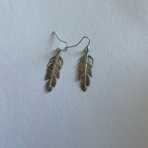 Feather earrings